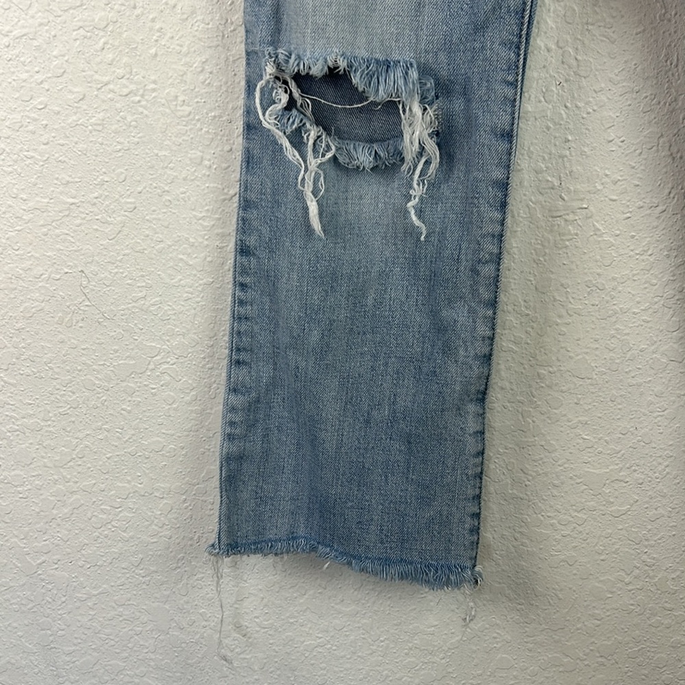 PISTOLA High-Rise Straight Crop Distressed 27 - Picture 5 of 9